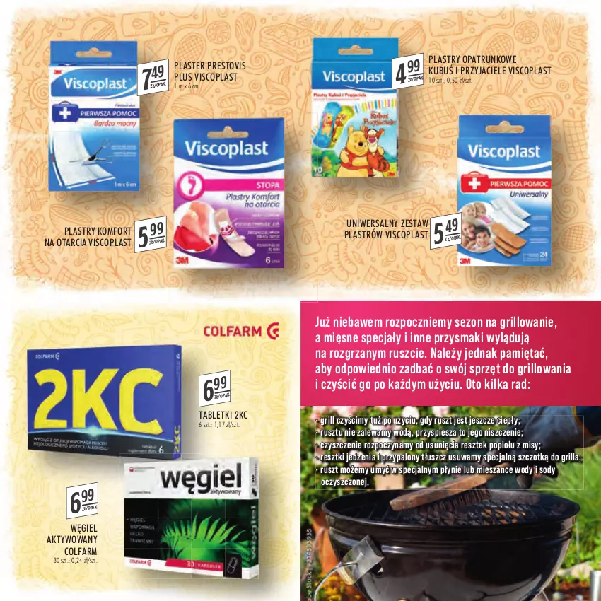 Gazetka promocyjna Stokrotka - Katalog Szkoła - ważna 11.08 do 31.08.2022 - strona 19 - produkty: Fa, Grill, Kubuś, Mięsne specjały, Mięta, Plastry opatrunkowe, Presto, Przysmaki, Tablet, Viscoplast