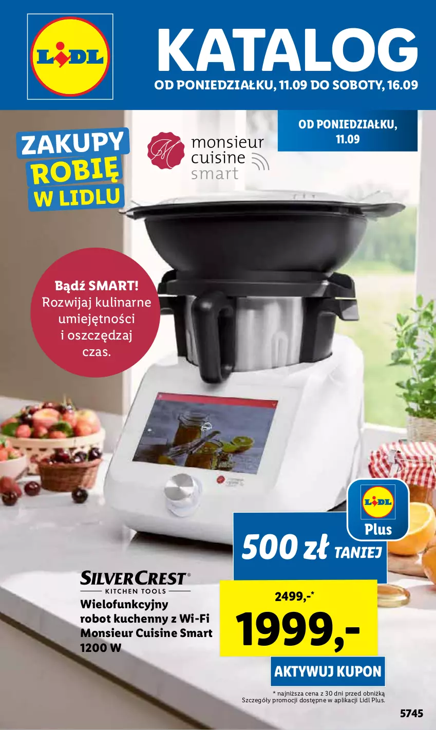 Gazetka promocyjna Lidl - GAZETKA - ważna 11.09 do 16.09.2023 - strona 1 - produkty: Robot