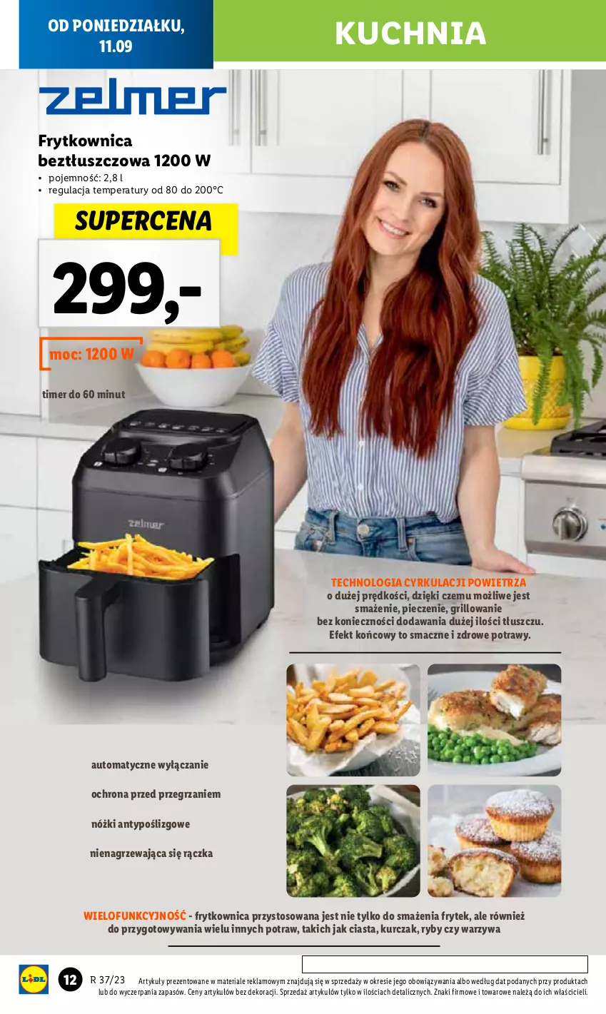 Gazetka promocyjna Lidl - GAZETKA - ważna 11.09 do 16.09.2023 - strona 12 - produkty: Grill, Kuchnia, Kurczak, Piec, Warzywa