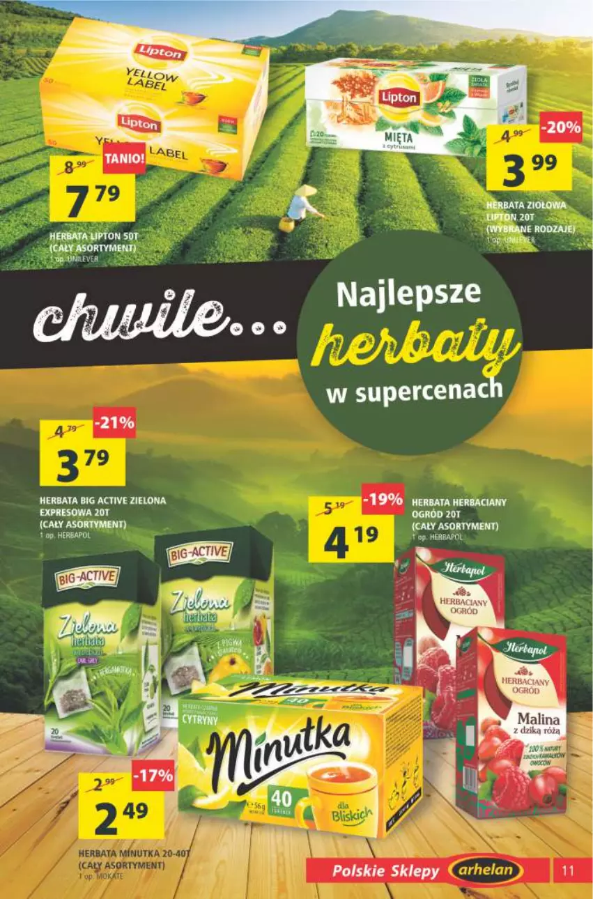 Gazetka promocyjna Arhelan - Gazetka - ważna 30.07 do 08.08.2021 - strona 11 - produkty: Herbata, Ogród