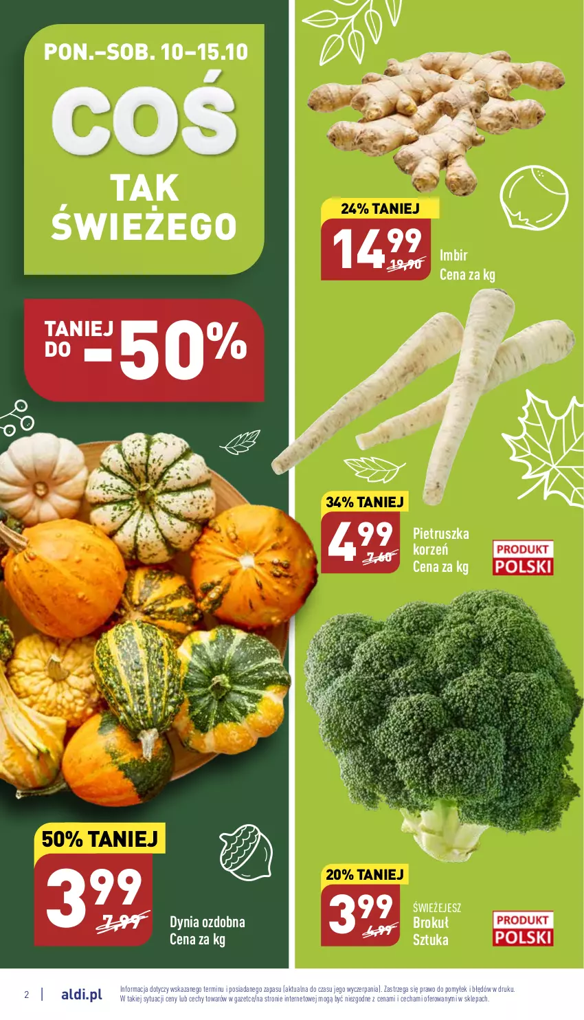 Gazetka promocyjna Aldi - Pełny katalog - ważna 10.10 do 15.10.2022 - strona 2 - produkty: Imbir, Pietruszka