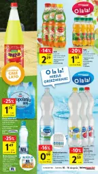 Gazetka promocyjna Intermarche - Gazetka Intermarche - Gazetka - ważna od 16.08 do 16.08.2023 - strona 11 - produkty: Nałęczowianka, Sok, Napój gazowany, Woda mineralna, Staropolanka, Woda, Napój