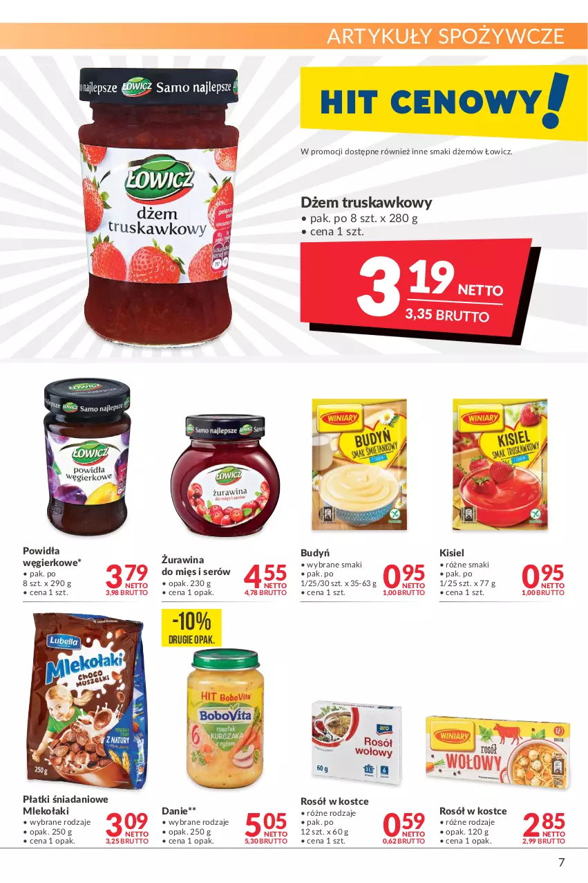 Gazetka promocyjna Makro - [Oferta promocyjna] Artykuły spożywcze i przemysłowe - ważna 24.01 do 07.02.2022 - strona 7 - produkty: Artykuły spożywcze, Budyń, Danio, Dżem, Kisiel, Mleko, Rosół, Ser