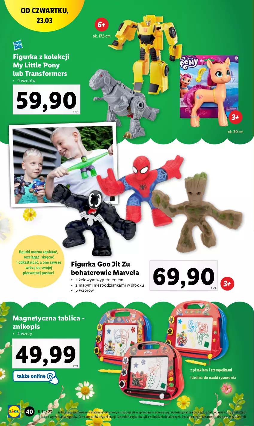 Gazetka promocyjna Lidl - GAZETKA - ważna 20.03 do 25.03.2023 - strona 42 - produkty: My Little Pony, Tran, Transformers, Znikopis