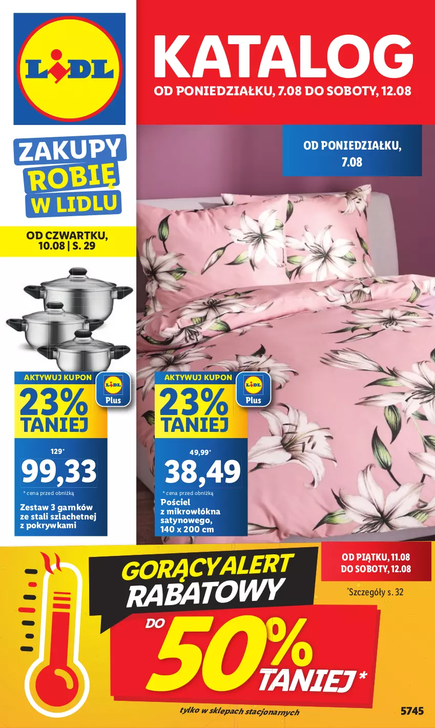 Gazetka promocyjna Lidl - GAZETKA - ważna 07.08 do 12.08.2023 - strona 1