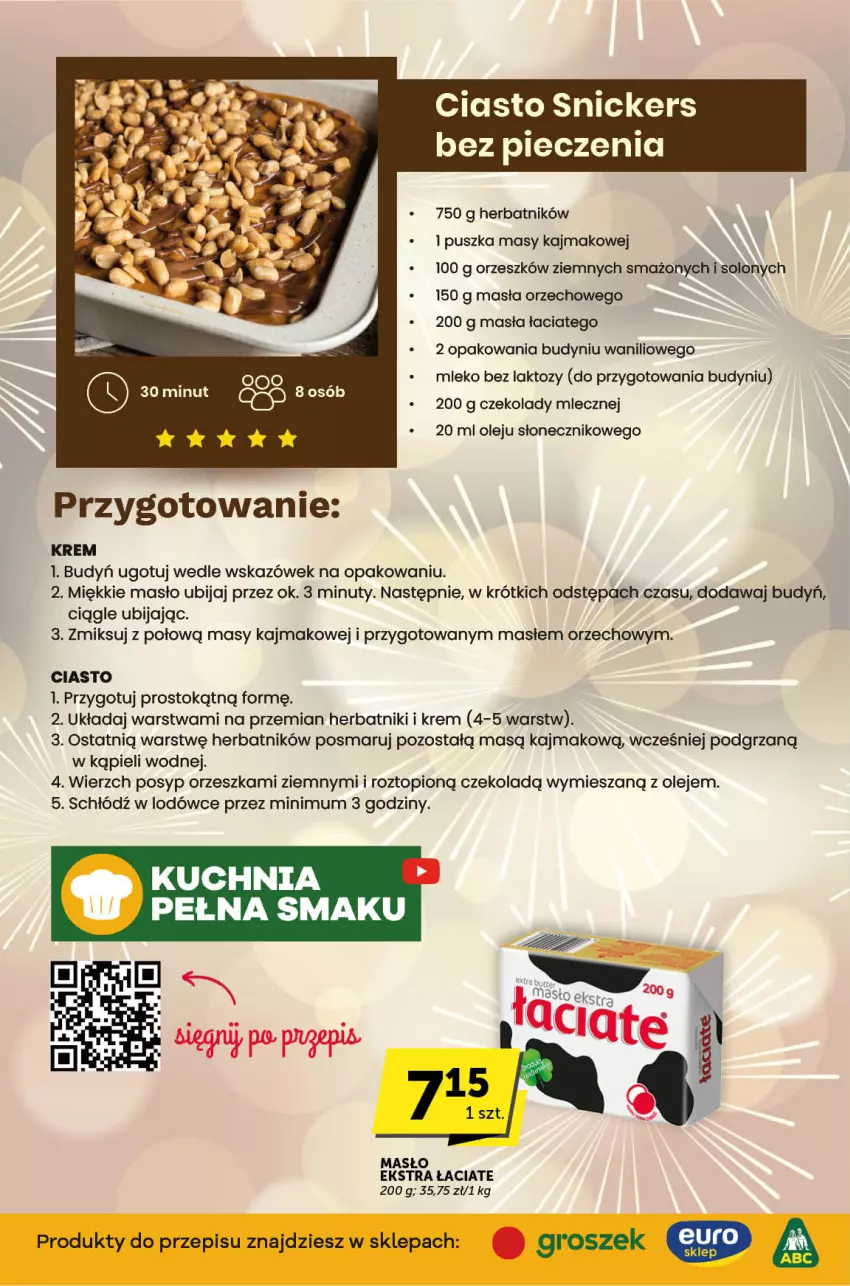 Gazetka promocyjna ABC - ważna 11.01 do 23.01.2024 - strona 2 - produkty: Budyń, Groszek, Herbatniki, Kuchnia, Masło, Mleko, Mleko bez laktozy, Nuty, Olej, Piec, Snickers, Top