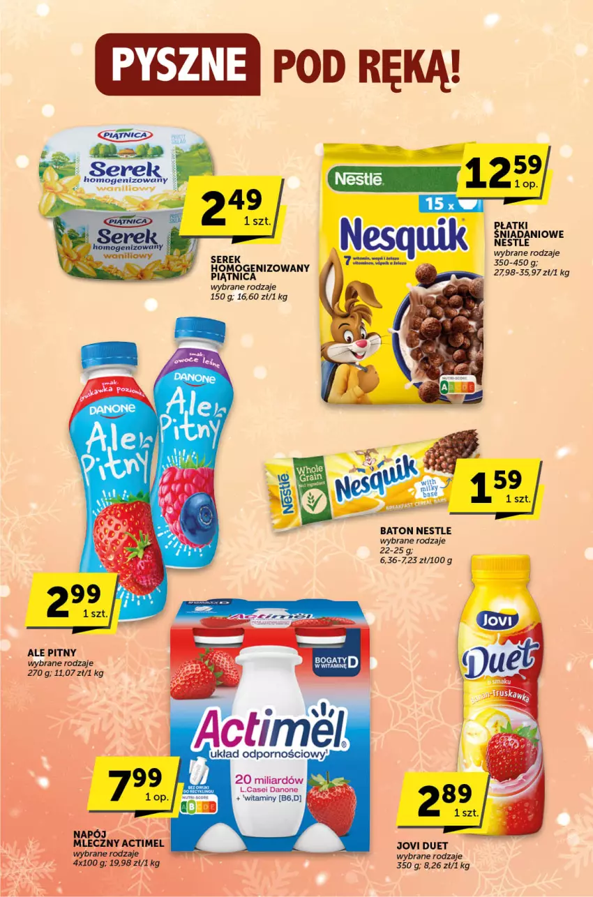 Gazetka promocyjna ABC - ważna 11.01 do 23.01.2024 - strona 8 - produkty: Baton, Danio, Danone, Piątnica