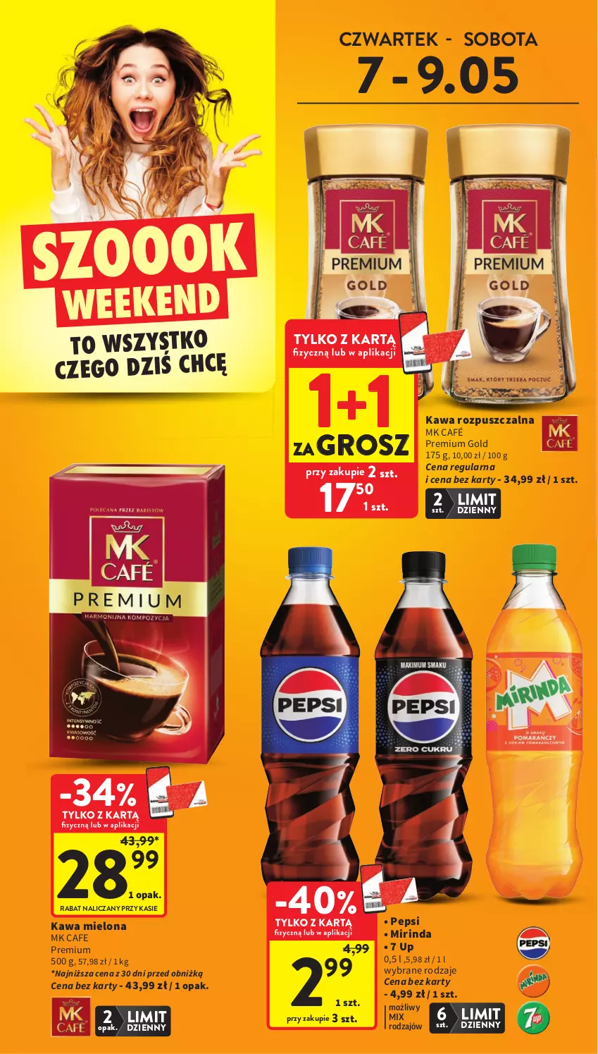 Gazetka promocyjna Intermarche - Gazetka Intermarche - ważna 07.05 do 13.05.2026 - strona 4 - produkty: Kawa, Kawa mielona, Kawa rozpuszczalna, Mirinda, Pepsi