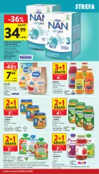 Gazetka promocyjna Intermarche - Gazetka Intermarche - Gazetka - ważna od 13.05 do 13.05.2026 - strona 36 - produkty: HiPP, Banany, Sok, Ser, Gra, Gerber, Truskawki, Jagody, BoboVita, Kiwi, NAN Optipro, Serek, Owoce, Deser, Mango, Nestlé, Nektar, Kokos, Jabłka, Fa