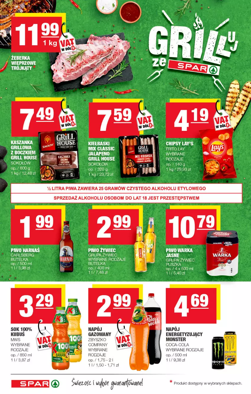 Gazetka promocyjna Spar - Spar - ważna 15.05 do 25.05.2022 - strona 6 - produkty: Coca-Cola, Gra, Napój, Piwa, Sok