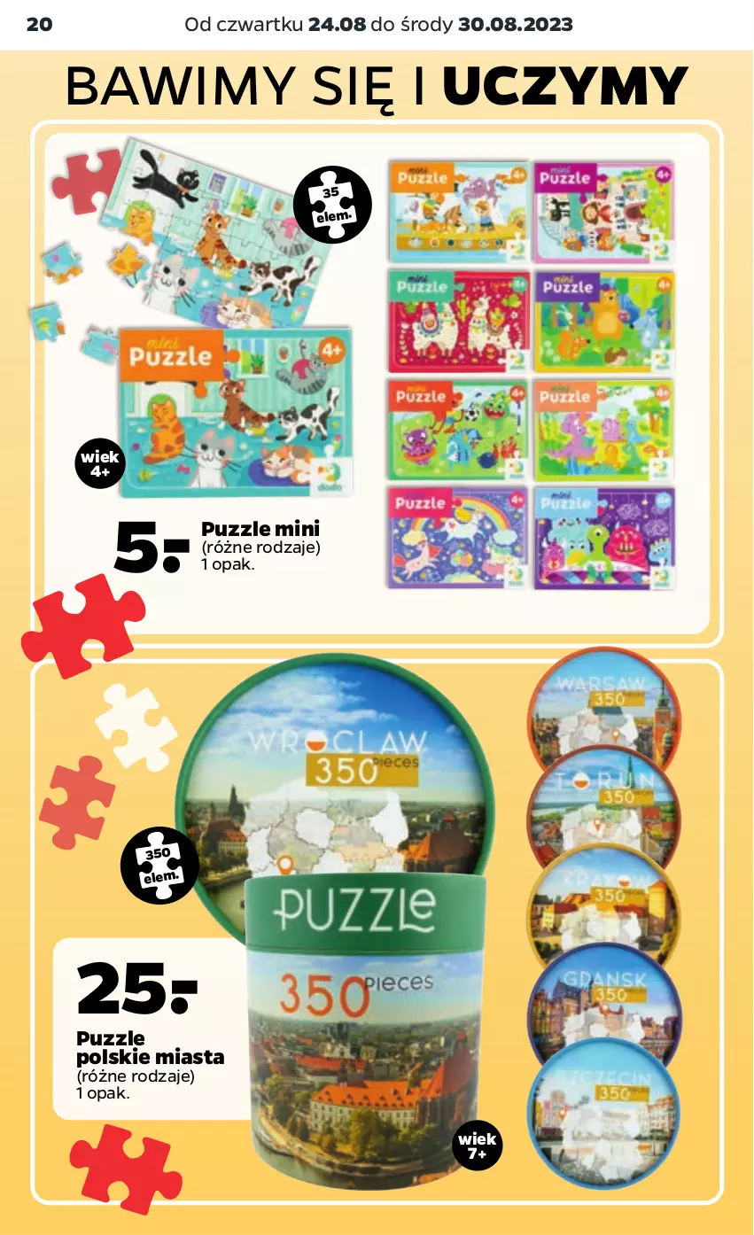 Gazetka promocyjna Netto - Akcesoria i dodatki - ważna 24.08 do 30.08.2023 - strona 4 - produkty: Puzzle