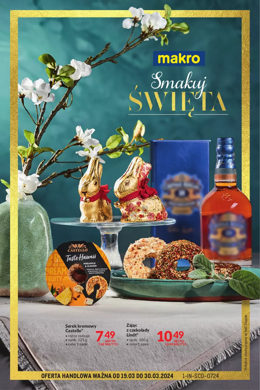 Gazetka promocyjna Makro - Smakuj Święta - ważna 19.03 do 30.03.2024 - strona 1 - produkty: Lindt, Ser, Serek