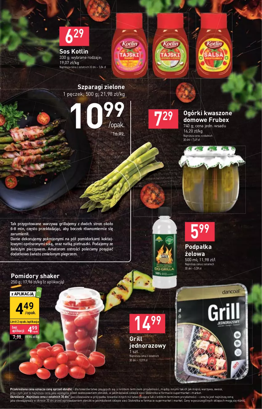 Gazetka promocyjna Stokrotka - Supermarket - ważna 11.05 do 17.05.2023 - strona 7 - produkty: Boczek, Grill, Kotlin, Mięso, Orka, Owoce, Piec, Pieprz, Pomidory, Rum, Sos, Warzywa