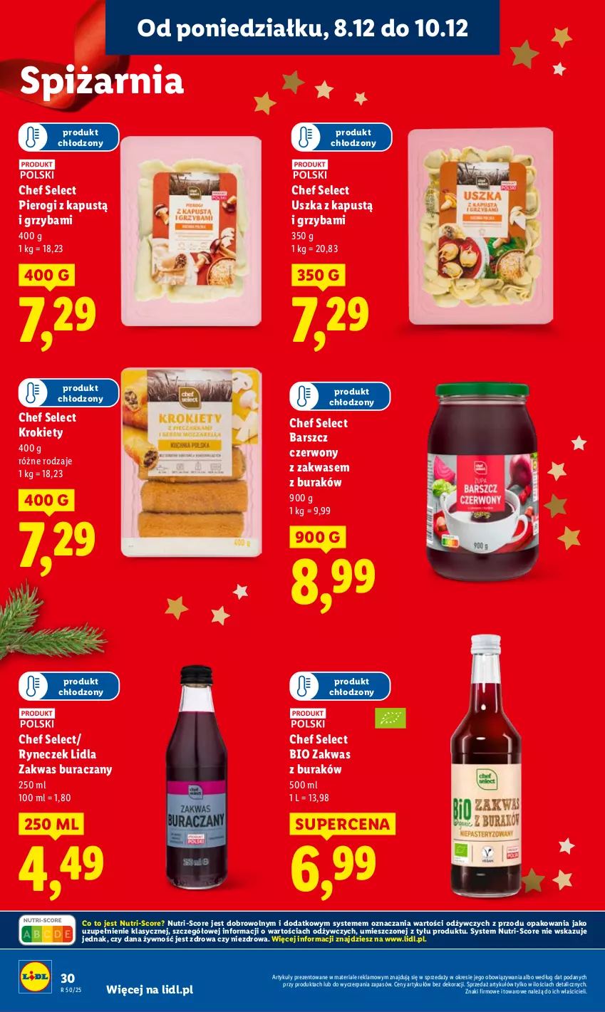 Gazetka promocyjna Lidl - GAZETKA - ważna 08.12 do 10.12.2025 - strona 38 - produkty: Kapustą, Krokiety, Pierogi