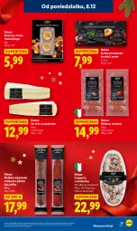 Gazetka promocyjna Lidl - GAZETKA - Gazetka - ważna od 10.12 do 10.12.2025 - strona 45 - produkty: Ser, Brie, Carpaccio, Korpusy, Kiełbasa