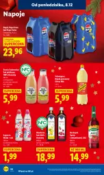 Gazetka promocyjna Lidl - GAZETKA - Gazetka - ważna od 10.12 do 10.12.2025 - strona 58 - produkty: Sok, Oleofarm, Napoje, Pepsi, Sok jabłkowy, Schweppes, Napój gazowany, Syrop, Owoce, Woda, Wino, Napój, Oleo, Herbapol, Fa