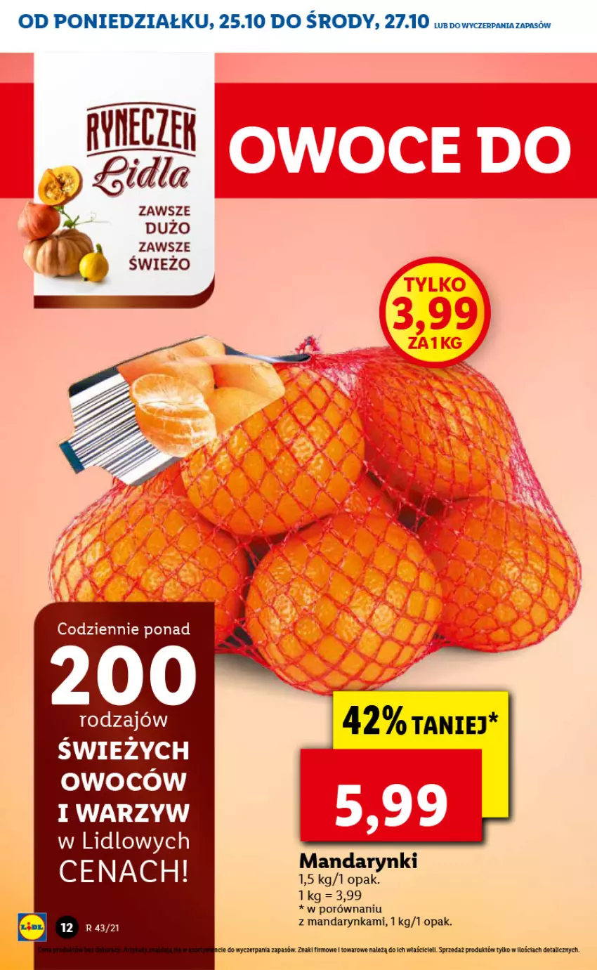 Gazetka promocyjna Lidl - GAZETKA - ważna 25.10 do 27.10.2021 - strona 12 - produkty: Por, Weleda