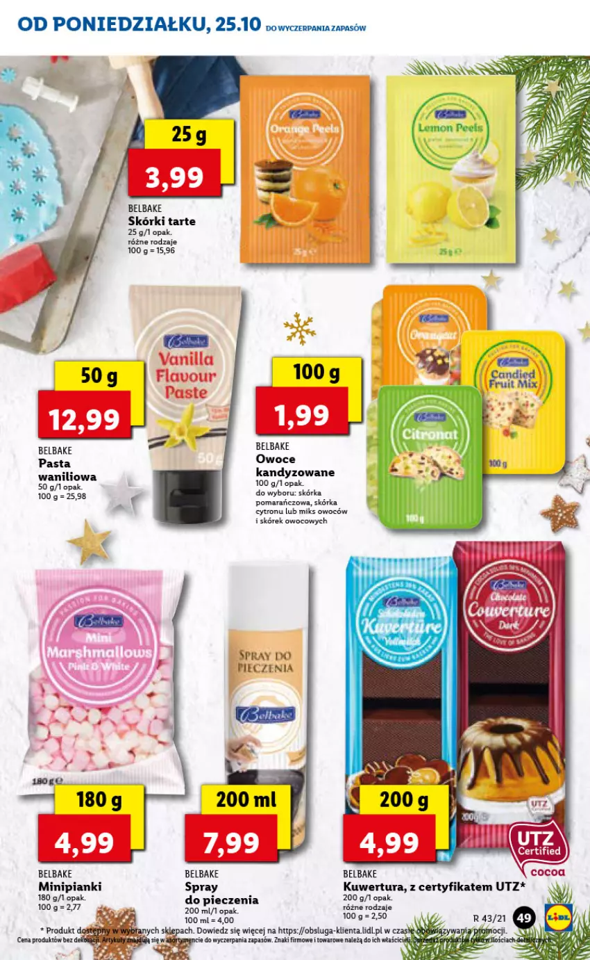 Gazetka promocyjna Lidl - GAZETKA - ważna 25.10 do 27.10.2021 - strona 49 - produkty: Owoce, Piec