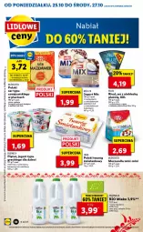 Gazetka promocyjna Lidl - GAZETKA - Gazetka - ważna od 27.10 do 27.10.2021 - strona 18 - produkty: Mozzarella, Ser, Por, Twaróg, Piątnica, Jogurt, Cars, Pilos, Twaróg śmietankowy, Dzieci, Mleko