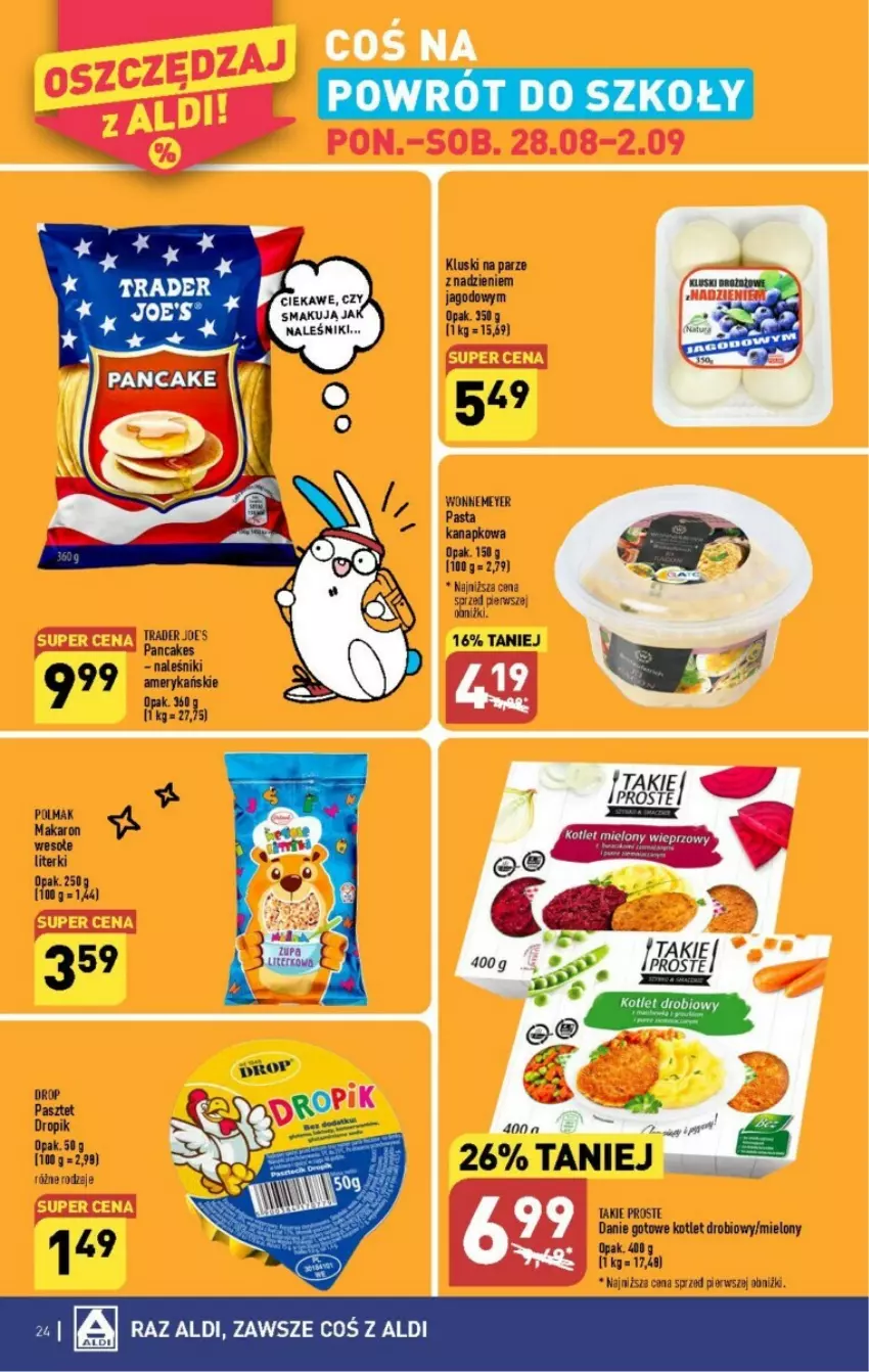 Gazetka promocyjna Aldi - ważna 28.08 do 02.09.2023 - strona 17 - produkty: Danie gotowe, Kotlet