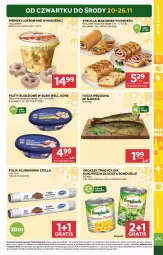 Gazetka promocyjna Stokrotka - Supermarket - Gazetka - ważna od 26.11 do 26.11.2025 - strona 3 - produkty: Strucla, Piernik, Warzywa, Sos, Gra, Bonduelle, Tusz, Makowiec, Owoce, Mięso, Groszek, Kukurydza, Folia aluminiowa