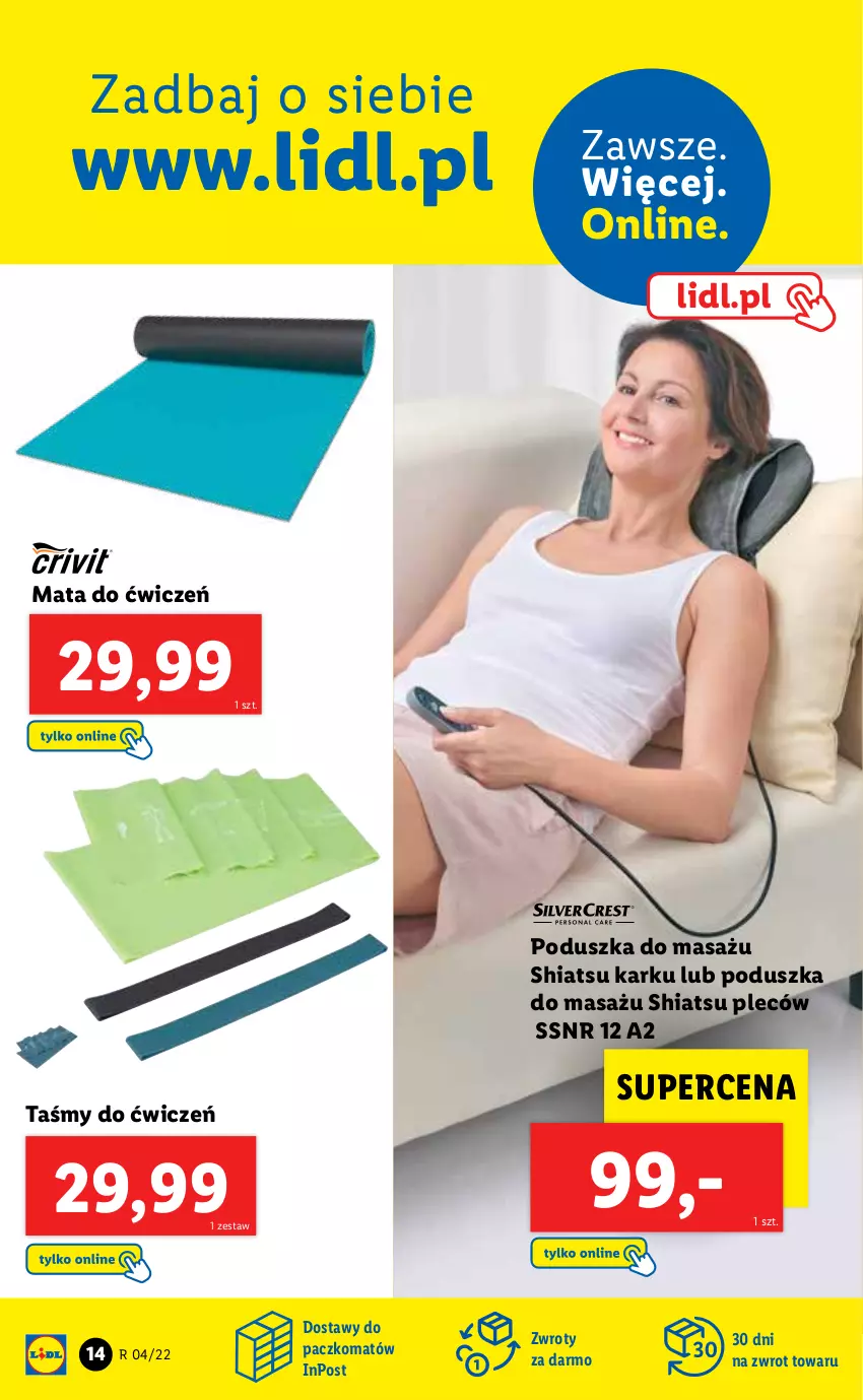 Gazetka promocyjna Lidl - GAZETKA - ważna 24.01 do 30.01.2022 - strona 14 - produkty: Poduszka