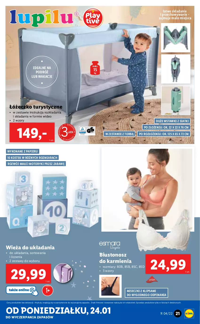 Gazetka promocyjna Lidl - GAZETKA - ważna 24.01 do 30.01.2022 - strona 21 - produkty: Biustonosz, Karmi, Papier, Stek