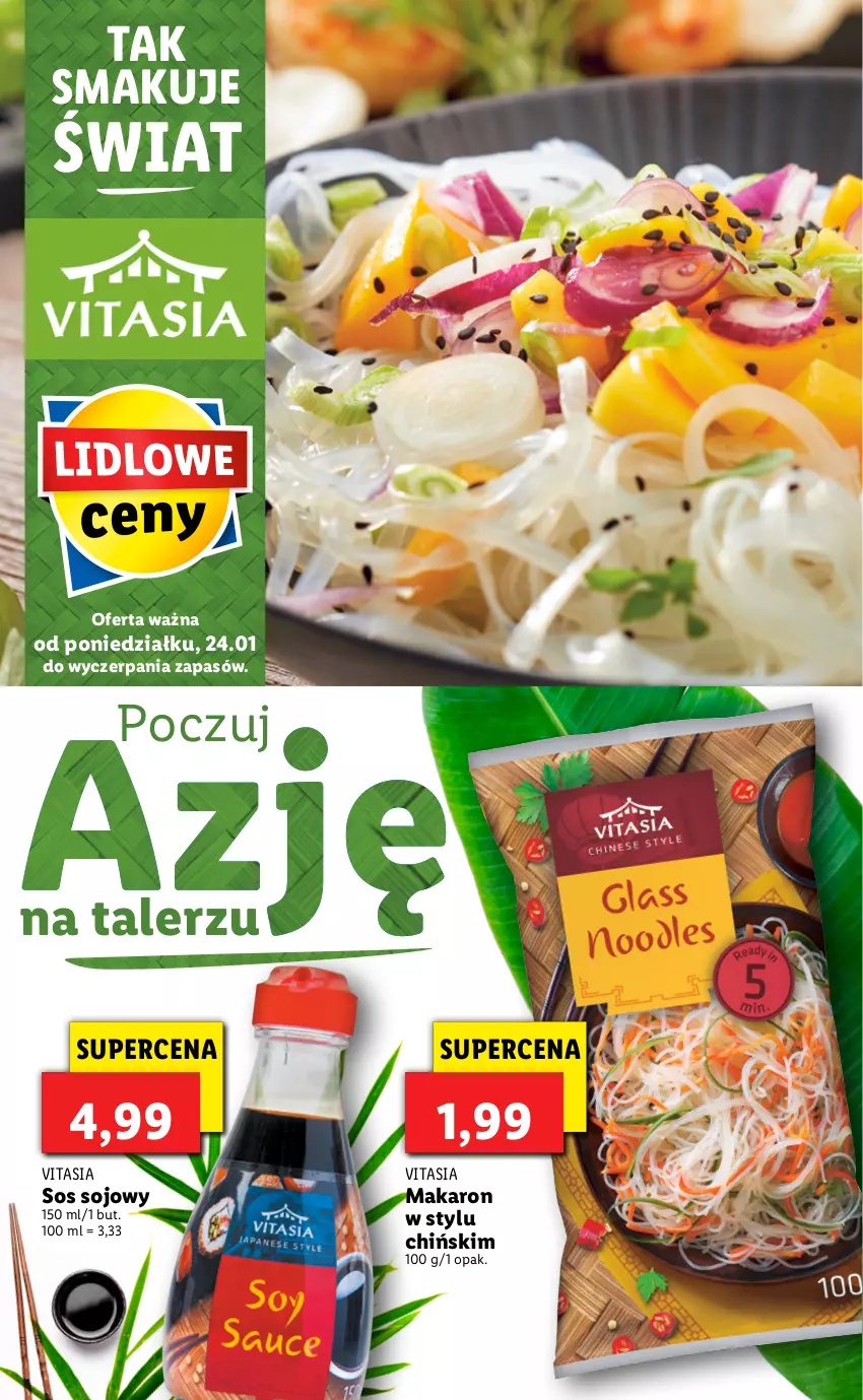 Gazetka promocyjna Lidl - GAZETKA - ważna 24.01 do 30.01.2022 - strona 42 - produkty: Makaron, Sos, Sos sojowy, Talerz