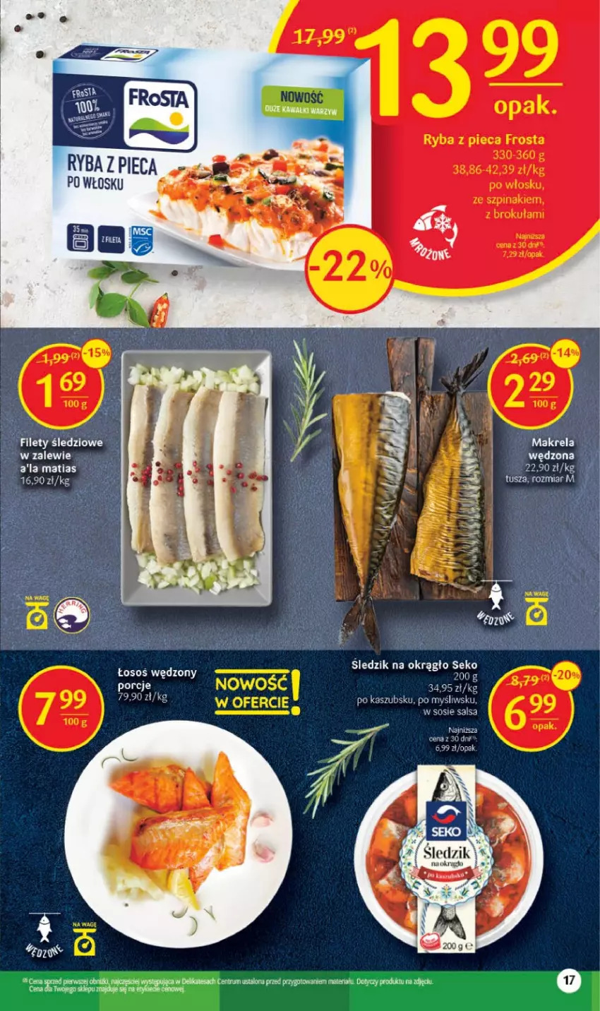 Gazetka promocyjna Delikatesy Centrum - Gazetka DC26 - ważna 06.07 do 12.07.2023 - strona 17 - produkty: Fa, Piec, Por, Rum, Ryba, SEKO, Sos, Tusz, Woda