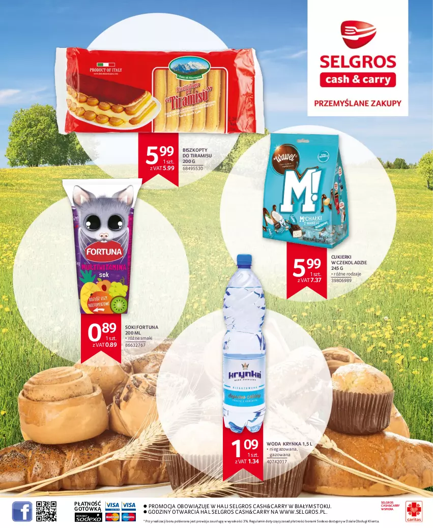 Gazetka promocyjna Selgros - Oferta regionalna - ważna 21.07 do 09.10.2022 - strona 2 - produkty: Biszkopty, Cukier, Cukierki, Fortuna, LG, Sok, Woda