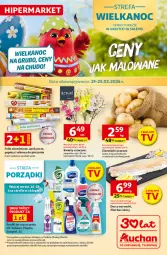 Gazetka promocyjna Auchan - Gazetka 30 Lat Hipermarket Auchan - Gazetka - ważna od 25.03 do 25.03.2026 - strona 1 - produkty: Por, Gra, Ziemniaki, Bukiet, Dorsz, Fa