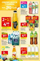 Gazetka promocyjna Auchan - Gazetka 30 Lat Hipermarket Auchan - Gazetka - ważna od 25.03 do 25.03.2026 - strona 36 - produkty: Sok, Mirinda, Kaki, Pepsi, Sok jabłkowy, Tonik, Napój gazowany, Woda, Napój, Nektar