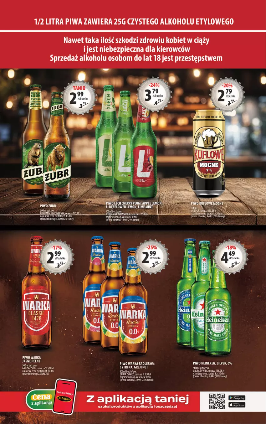 Gazetka promocyjna Arhelan - Gazetka - ważna 03.07 do 12.07.2026 - strona 15 - produkty: Heineken, Piec, Piwa, Piwo, Radler, Warka