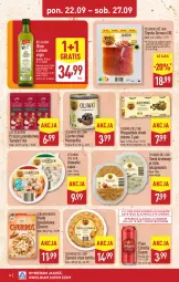 Gazetka promocyjna Aldi - Pełna oferta - Gazetka - ważna od 27.09 do 27.09.2025 - strona 16 - produkty: Piwa, Piwo, All Seasons, Oliwki zielone, Ser, Gin, Gra, Oliwki, Bell, Tortilla, Szynka, Serek, Krewetki, Danio, Oliwa z oliwek, Bella
