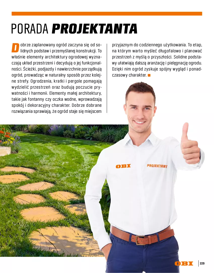Gazetka promocyjna Obi - Gazetka OBI - ważna 16.03 do 30.09.2026 - strona 229 - produkty: Fa, Ogród, Olej, Por
