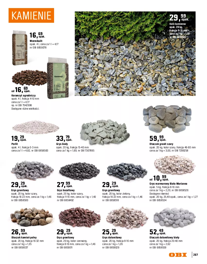 Gazetka promocyjna Obi - Gazetka OBI - ważna 16.03 do 30.09.2026 - strona 267 - produkty: Gra, Gry, Keramzyt, LEGO