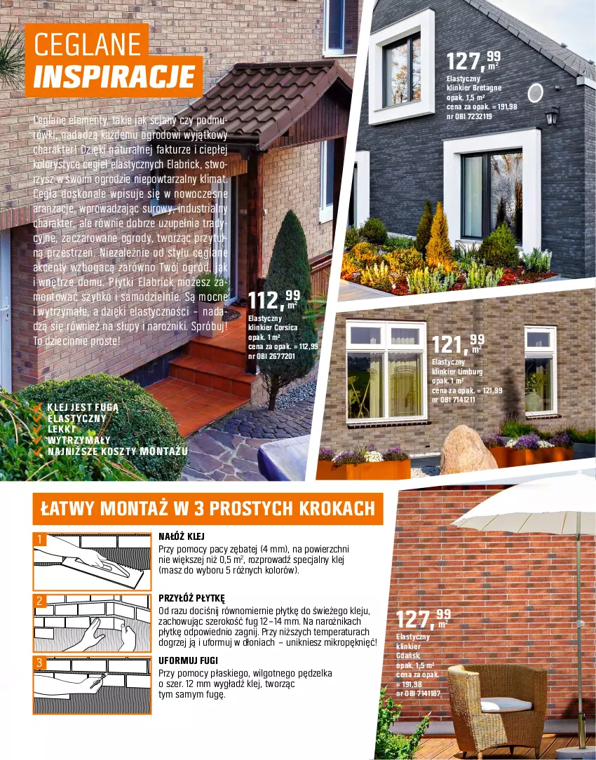 Gazetka promocyjna Obi - Gazetka OBI - ważna 16.03 do 30.09.2026 - strona 269 - produkty: Cement, Chodnik, Dove, Dzieci, Fa, Gres, Klej, Kosz, LG, Narożnik, Ogród, Por, Ser, Sok
