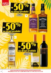 Gazetka promocyjna Topaz - Gazetka - Gazetka - ważna od 16.07 do 16.07.2026 - strona 4 - produkty: Por, Gin, Whiskey, Chardonnay, Lack, Bushmills, Jack Daniel's, Wino