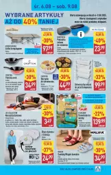 Gazetka promocyjna Aldi - Artykuły przemysłowe i tekstylia - Gazetka - ważna od 09.08 do 09.08.2025 - strona 3 - produkty: Klapki, Ser, Noż, Mop, Inka, Nożyczki, Miarka, Sandał, Wózek, Haczyk, Poziomica, Patelnia, Bluza, Pokrowiec, Poduszka