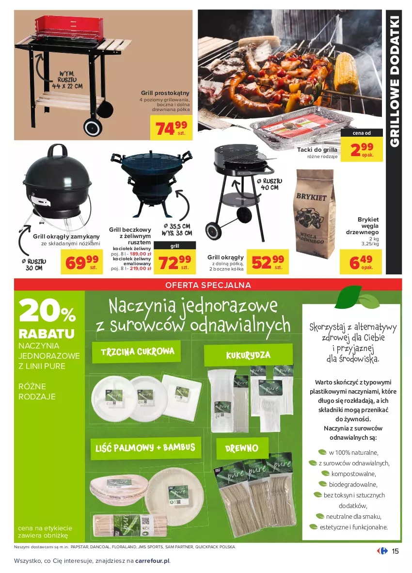 Gazetka promocyjna Carrefour - Gazetka Carrefour - ważna 09.08 do 21.08.2021 - strona 15 - produkty: Flora, Gra, Grill, Koc, Kukurydza, Półka, Por, Pur, Sport