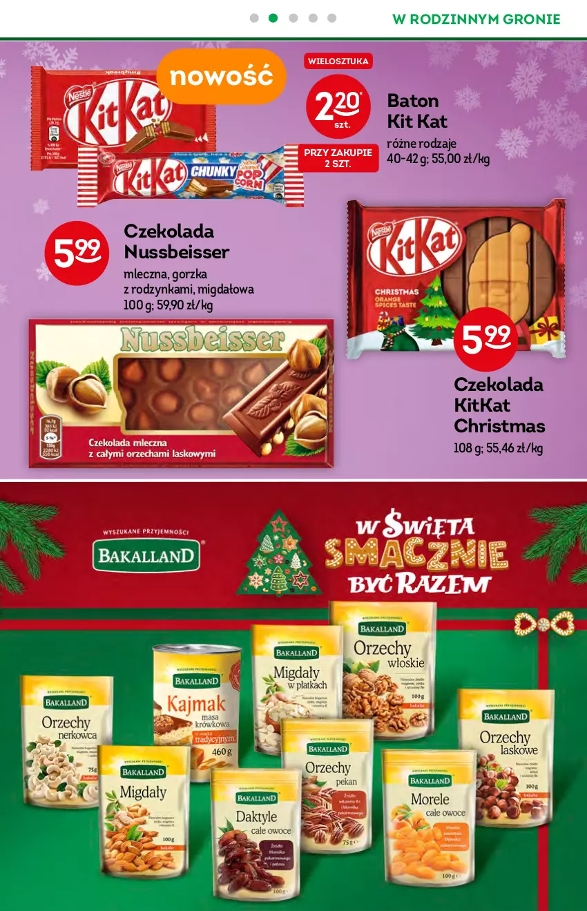 Gazetka promocyjna Żabka - ważna 08.12 do 14.12.2021 - strona 21 - produkty: Baton, Czekolada, Kit Kat, Ser