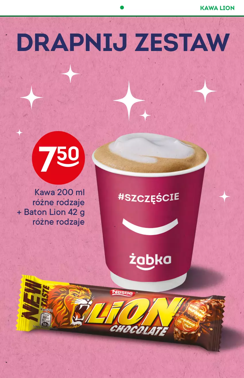 Gazetka promocyjna Żabka - ważna 08.12 do 14.12.2021 - strona 25 - produkty: Baton, Kawa, Lion