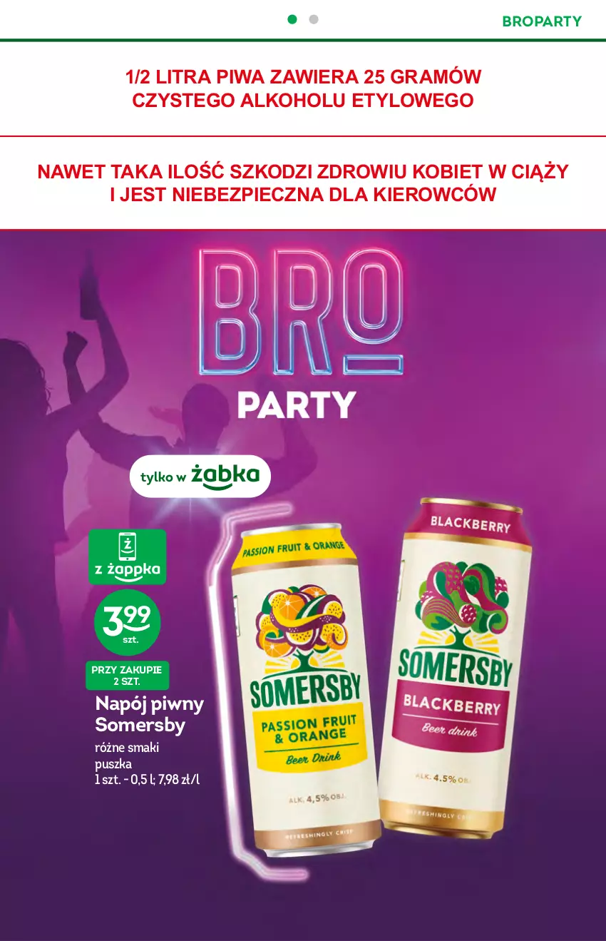 Gazetka promocyjna Żabka - ważna 08.12 do 14.12.2021 - strona 26 - produkty: Gra, Napój, Piec, Piwa, Somersby