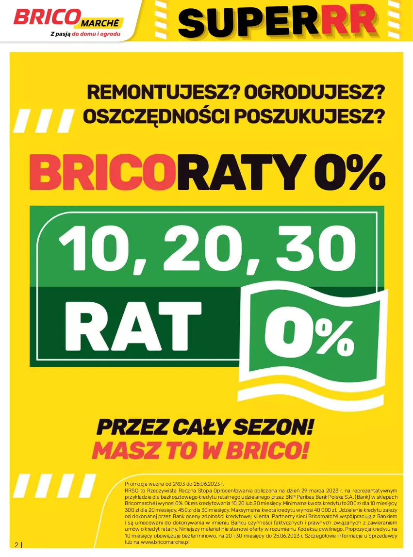 Gazetka promocyjna Bricomarche - Gazetka - ważna 29.03 do 15.04.2023 - strona 2 - produkty: Fa, Kosz, Sprzedawcy, Top