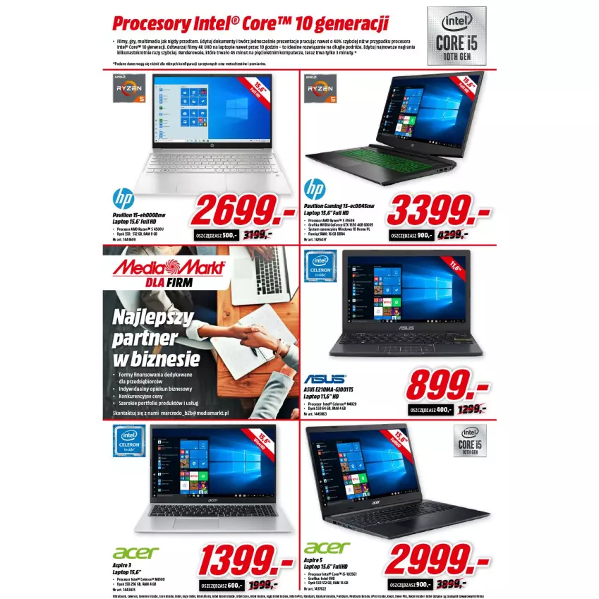 Gazetka promocyjna Media Markt - Gazetka Media Markt - ważna 11.08 do 17.08.2021 - strona 2 - produkty: Asus, Gra, Gry, Intel, Lion, Nuty, Pentium, Por, Procesor, Rama, Tera, Top