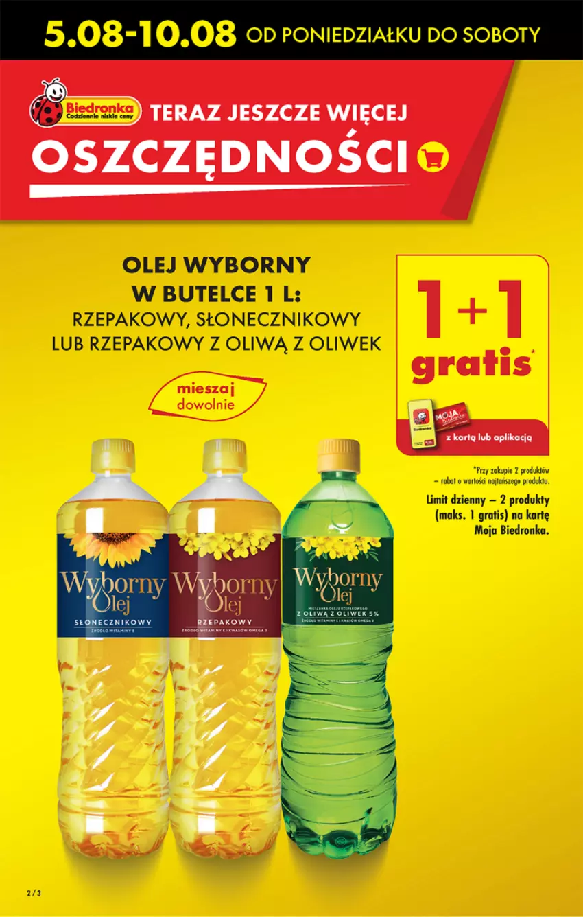 Gazetka promocyjna Biedronka - Od czwartku - ważna 08.08 do 14.08.2024 - strona 3 - produkty: Dron, Gra, Olej, Tera