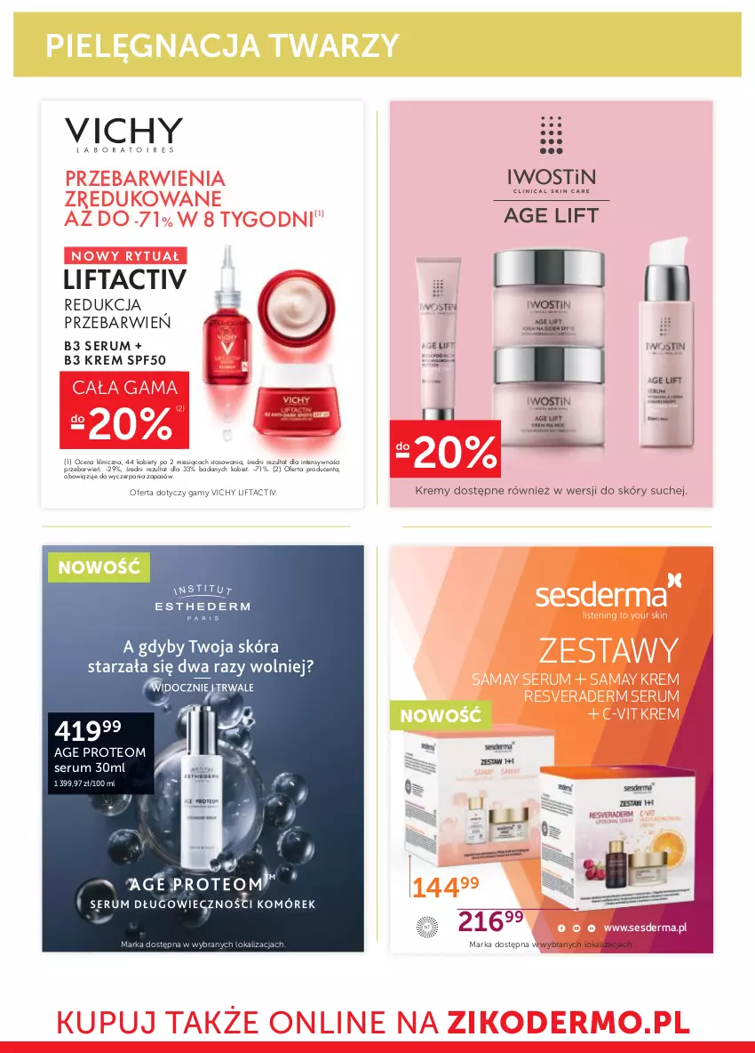 Gazetka promocyjna Ziko - Gazetka Ziko Dermo - ważna 02.06 do 14.06.2023 - strona 10 - produkty: Rum, Ser, Serum, Sesderma, Vichy