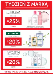 Gazetka promocyjna Ziko - Gazetka Ziko Dermo - Gazetka - ważna od 14.06 do 14.06.2023 - strona 22 - produkty: Ser, Bioderma, Iwostin, Klorane