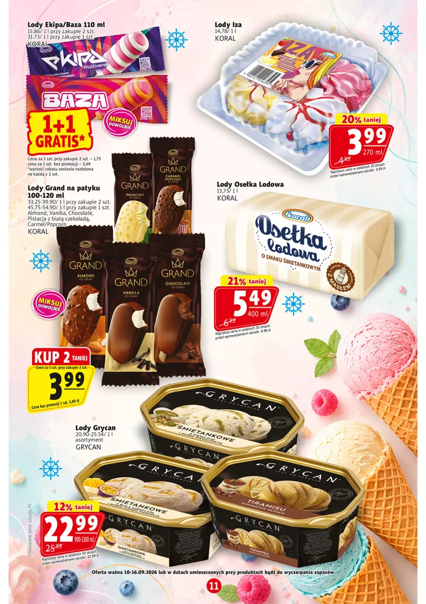 Gazetka promocyjna Prim Market - ważna 10.09 do 16.09.2026 - strona 11 - produkty: Gra, Gry, Lody, Popcorn
