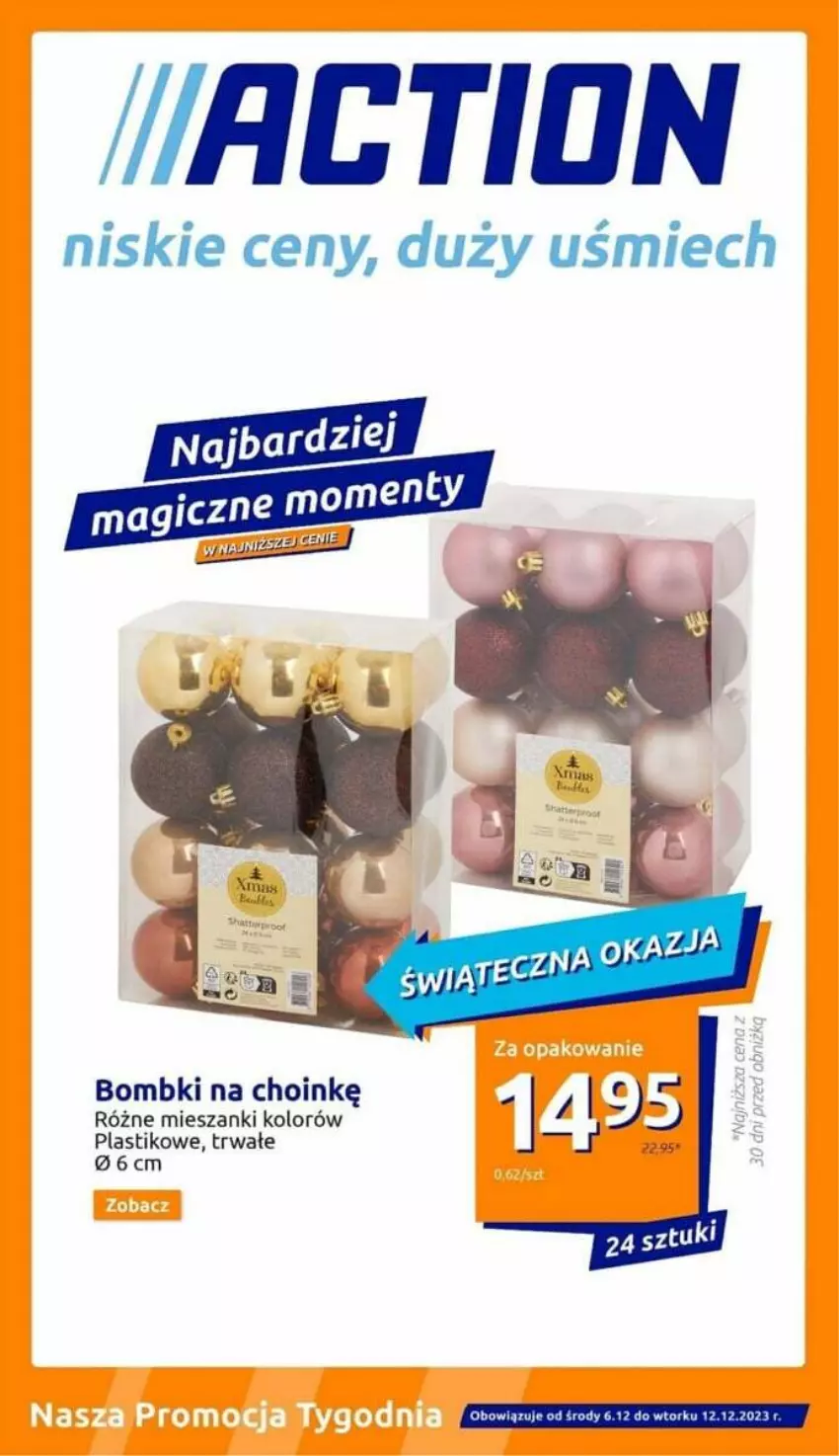 Gazetka promocyjna  - ważna 06.12 do 12.12.2023 - strona 1 - produkty: Bombki